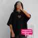 Southeast Asia Back Pack Collar Loose Short Sleeve Women Summer New Round Neck Casual Top T-Shirt_ecoleips.com