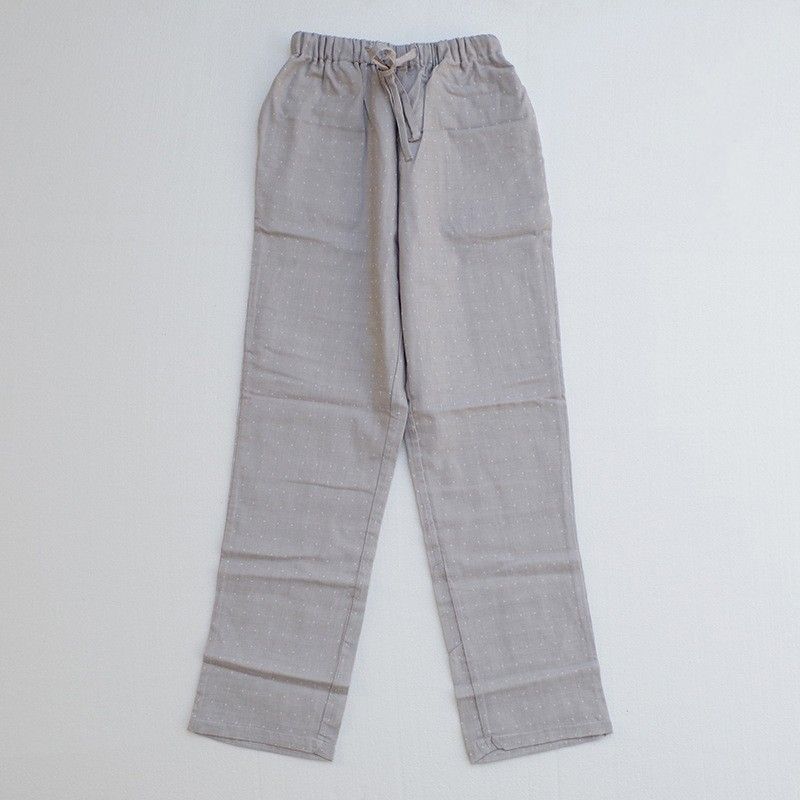 Spring Autumn Men Women 100% Cotton Sleep Bottoms Female Night Trousers Couples Casual Simple Pajama Pants Plus Size Home Pants_ecoleips.com