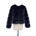 Women's Clothing Women's Long Sleeve Faux Fox Fur Coat Winter Fashion Warm Plush Jacket For Women Long Sleeve Faux Fox Fur Coat Winter Fashion_ecoleips.com