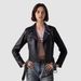 Women’s Cropped PU Leather Jacket With Belt & Notched Lapel – Edgy Streetwear Biker Coat (S-XL, Custom Fit For EU/US/SEA Markets)_ecoleips.com