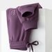 High Waist Casual Sports Purple Straight Pants Women's Simple Loose Versatile Trousers_ecoleips.com