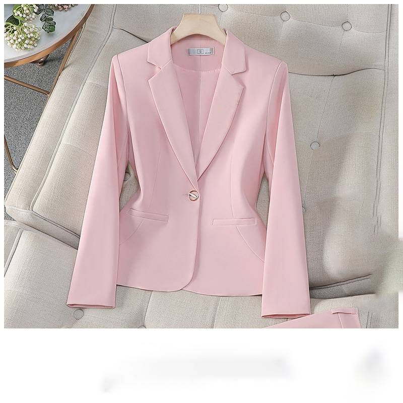 Women's Clothing Green Suit Jacket Spring And Autumn Commuting Waist Professional Wear High End Work Clothes_ecoleips.com
