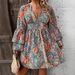 Plus Size Elegant Dress With Paisley Print Flounce Sleeves & Tie Waist Midi Dress For Women_ecoleips.com