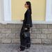 Women's Clothing V Neck Cardigan Wide Leg Pants Set American Style Two Piece Shirt Spring New Clothing_ecoleips.com
