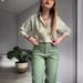 Summer Women's Fashion Two Piece Suit Slim Trousers Printed Tops European American Style New Clothing_ecoleips.com