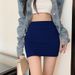 2025 New Korean Style Short For Women High Waist Bodycon Sexy Slim Fit Stretchy One Step Half Skirt Summer_ecoleips.com