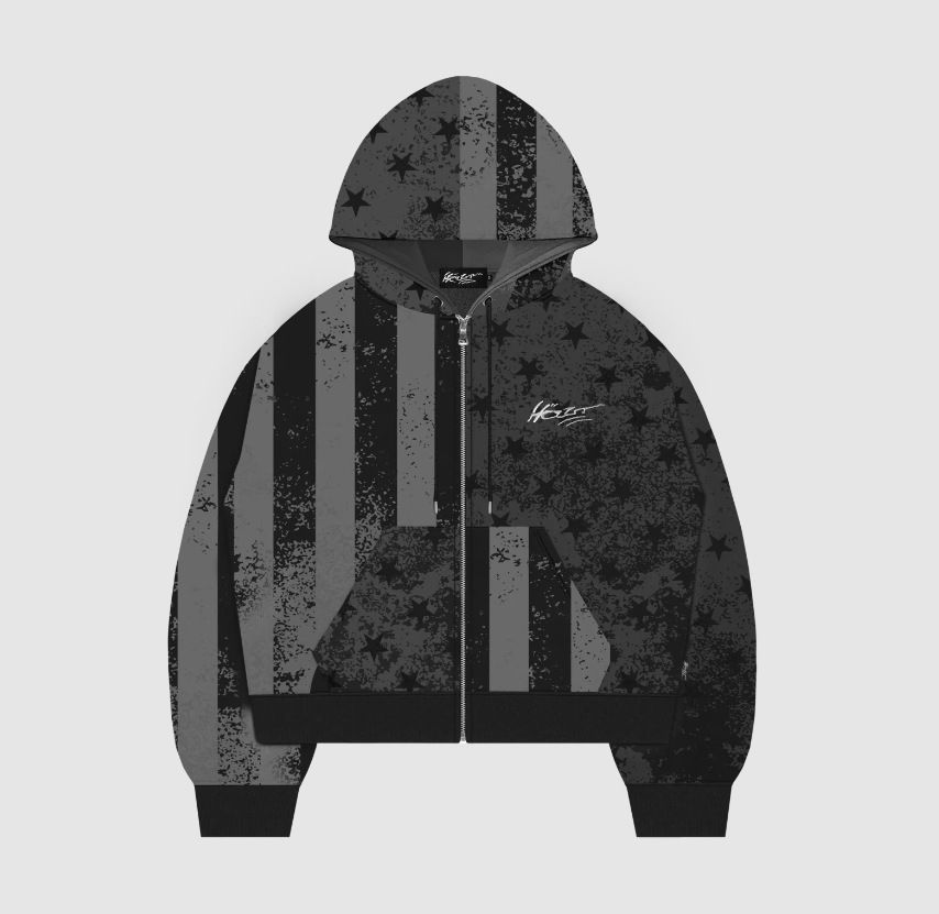American Flag Print Gradient Hoodie For Men And Women - Unisex Pullover Sweatshirt With Front Pocket, Casual Streetwear Fashion_ecoleips.com