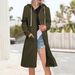 Women's Clothing New Plus Size Women's Winter Color Block Loose Coat Zipper Cardigan Fleece Sweatshirt_ecoleips.com