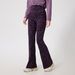 K Leopard-print Fleece-lined Flared Yoga Pants, Warm, High-waisted, Hip-lifting Fitness Pants, Suitable For Wearing Outside, Running Sports Trousers._ecoleips.com