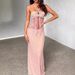 Women's Clothing Tube-top Hip Skirt Hollow Lace Fashion High-end Long Skirt Suit_ecoleips.com