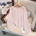 Women's Clothing Spring And Autumn New Women's Fashion Temperament Loose Style Sweet Hollow Sequins Age Reducing Top_ecoleips.com