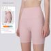 Women's Clothing Yoga High Waist Naked Skin-friendly Hip-lifting Abdomen-tucked Women's Fitness Three-point Shorts_ecoleips.com