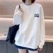 FW25 Matching Couple Cotton Crew Neck Sweatshirt - His & Hers_ecoleips.com