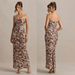 Glitter Sequin Bodycon Slit Dress For Women - Sleeveless High Waist Party Dress With Floral Print, Summer Vacation & Night Out Clubwear (S/M/L/Xl)_ecoleips.com