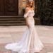 Women's Clothing Summer New One Shoulder Wedding Dress Fishtail Lace Trailing Wedding Dress_ecoleips.com