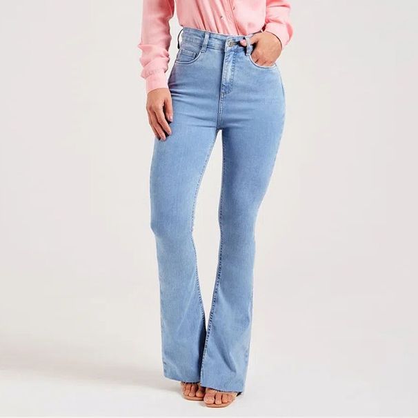 Aria Basics New European And American Cross-border Slim-fit Stretchy Fashion Light-colored Flared Women's Jeans_ecoleips.com