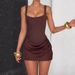 New Arrival Women Sexy Hot Girl Sleeveless Back Lace Up Short Mini Dress Trendy Casual Bodycon Dress For Female Daily Outing_ecoleips.com