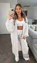 Oversized Longline Knit Cardigan – Open Front V-Neck Lace Crochet Coatigan (S-XXXL, 13 Colors)_ecoleips.com
