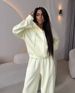 2027 Fashion European-USA Style Tracksuits Women Long Sleeve Zipper Cardigan Hooded Sweatshirt + Lace-Up Sweatpants Two-Piece Casual Sport Sets_ecoleips.com