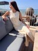 Tossy Knit Ribbed Cardigan Maxi Dress Female High Waist Slim Pocket Sleeveless Elegant Party Dress Women's Knitwear Long Dress_ecoleips.com