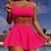 New Style Women's Swimsuit Sexy Three-Piece Set Swim Skirt Bikini Fashionable Clothing_ecoleips.com