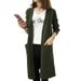 Autumn Winter New Knitted Mid-Length Cardigan Korean Style Large Pocket Shawl Loose Plus Size Sweater Women Coat_ecoleips.com