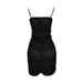 Verve 2025 Sexy Nightclub Party With Rhinestones, Pleated Bodycon Strap Dress For Women_ecoleips.com