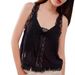 2025 New Solid Color Sweet Button Lace Trim Patchwork Camisole Top Versatile_ecoleips.com