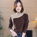 M-5Xl Autumn/Winter Double-Sided Fleece Semi-High Neck Base Shirt For Women, Long-Sleeve Fashionable Casual Warm T-Shirt_ecoleips.com