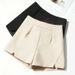 Women's Clothing Spring And Autumn Loose Summer Thin Black Outer Wear Chiffon Shorts New Wide Leg Pants Slim High Waist A Line Trendy Pants_ecoleips.com