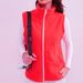 Aria Basics European American Thickened Warm Fleece For Women, Double-sided Fleece, Stand-up Collar, Sleeveless, Fleece-lined,_ecoleips.com
