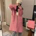 Women's Clothing Thick Needle Sweater Chunky Knit Cardigan Oversized Longline Coat With Pockets - Cozy Loose Fit Korean Style Open Front Sweater_ecoleips.com