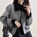 Elegant Tweed Short Coat For Women 2025 Spring New Style With Turn-down Collar, Petite Size, High-end Cardigan Top_ecoleips.com