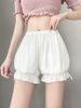 K Bow Tie Safety Pants For Women, Anti Slip Thin Fit, Loose Pumpkin Pants, Bottom Safety Shorts, Lantern Pants_ecoleips.com