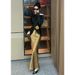 2025 Summer New Light Youthful Elegant Irregular Top Shirt Satin Mermaid Half Skirt Two-Piece Set For Women_ecoleips.com
