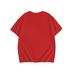 Women's Summer Casual Fashion T-Shirt Short Sleeved European American Style Letter Print Top A77_ecoleips.com