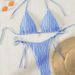 Women's Tummy Control Bikini Set Sexy Two-Piece Swimsuit Flattering Triangle Top Brazilian Bottom for Beach Pool_ecoleips.com