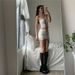 French Style Pure Desire Sexy Strapless Vest For Women, New Autumn Lace Slim Fit Inner Layer With Half Skirt Two-Piece_ecoleips.com