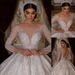 Bride's Main Wedding Dress, Luxurious Embroidered Beaded Lace, Sexy V Neck Long Trailing Main Wedding Dress, Bride's Wedding Dress For Women_ecoleips.com
