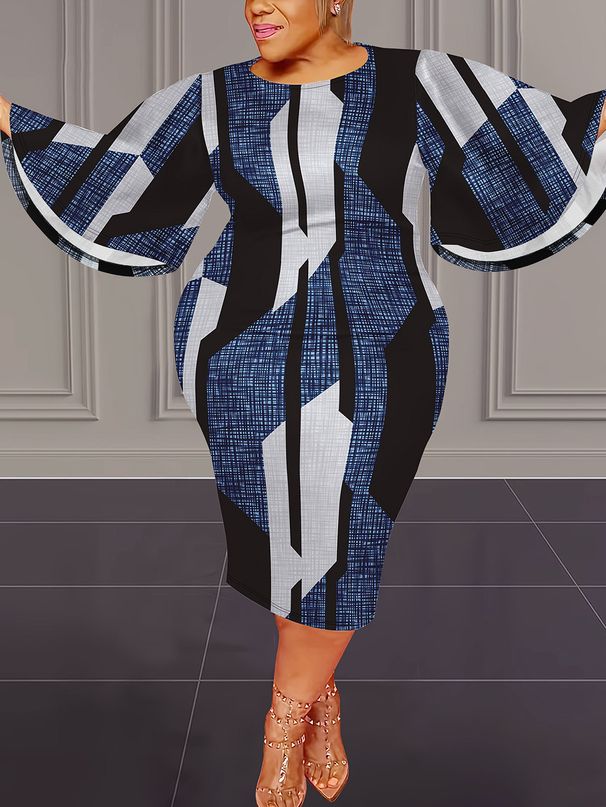 Plus Size Bodycon Dress For Women - Stylish & Flattering Summer Dress With Elegant Design, Stretchy Fabric, Comfortable Fit For Curvy Figures_ecoleips.com