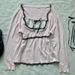 Effortless V-Neck Sun Protection Tee – Oversized Striped & Solid Long Sleeve (S-L)_ecoleips.com