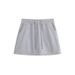 Tmall Douyin High-quality Gray A-line Casual Half For Women 2025 Hot Girl Fashion Sporty Bodycon Short Skirt_ecoleips.com