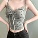 Popular Polka Dot Lace French Sexy Design Summer Slim-fit Camisole With Beautiful Back Women, Trendy Inner Tank Top For_ecoleips.com