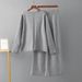 Women's Fashion Knitted Sweater And Wide Leg Pants Two Piece Set European And American Style Autumn Winter Casual Suit_ecoleips.com