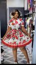 plus Size Ethnic Print Blouse And Pleated Skirt Set Stylish Casual JK Outfit for Women Comfortable Fashion Wear_ecoleips.com