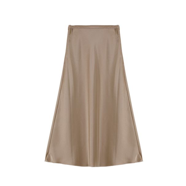 ForloveNancy Summer A-Line Polyester Pencil Skirt - High Waist Office Skirt With Elegant Drape, Comfort Stretch_ecoleips.com