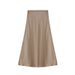 ForloveNancy Summer A-Line Polyester Pencil Skirt - High Waist Office Skirt With Elegant Drape, Comfort Stretch_ecoleips.com