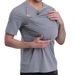 Cotton Thickened New Version High Quality Dad Kangaroo Mom Multi Functional T-shirt Long Sleeve Style_ecoleips.com