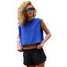 2026 Best-Selling Trendy Street Style Cropped Casual T-Shirt For Women, European And American Fashion, Loose Fit,_ecoleips.com