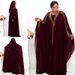Cross-Border Women's Clothing Middle East Jalabia Chiffon Rhinestone Hooded Skirt Arabic Long Robe 8724#_ecoleips.com